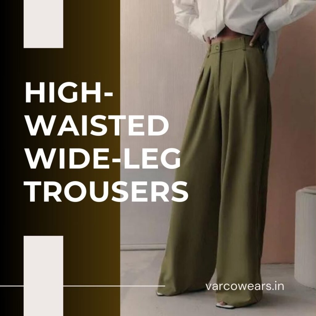 5 Stylish Korean Trousers For Women: Effortless Fashion High-Waisted Wide-Leg Trousers