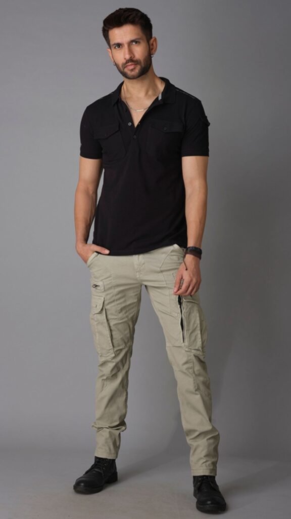 a man standing with his hands in his pockets