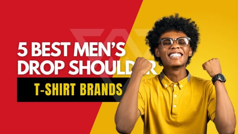 The 5 Best Men’s Drop Shoulder T-Shirt For 2024 men's drop shoulder t-shirt