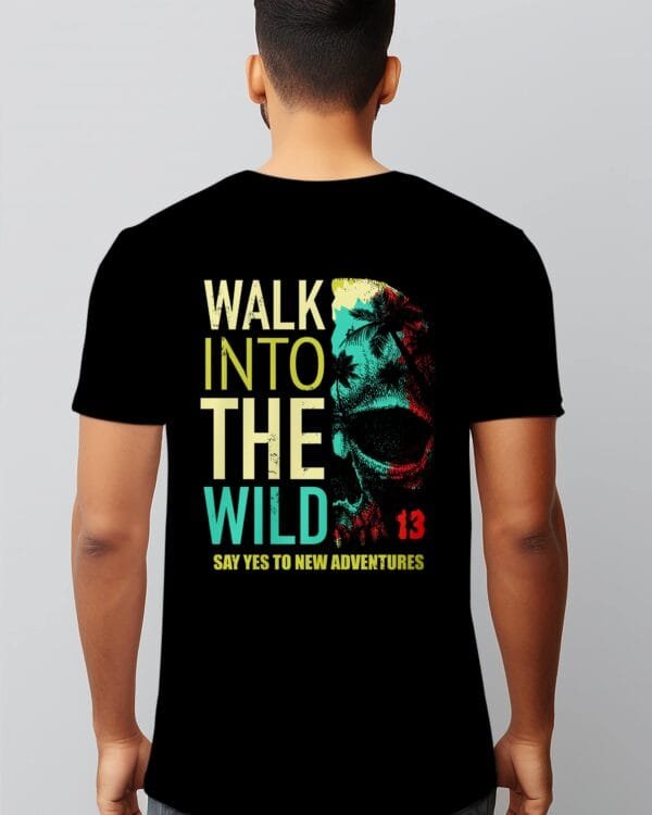 walk into the wild tshirt for trips for mens